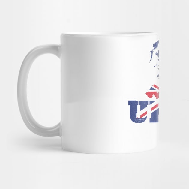 United Kingdom map Flag by maro_00